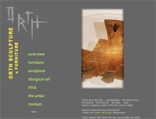 Tablet Screenshot of orthsculpture.com